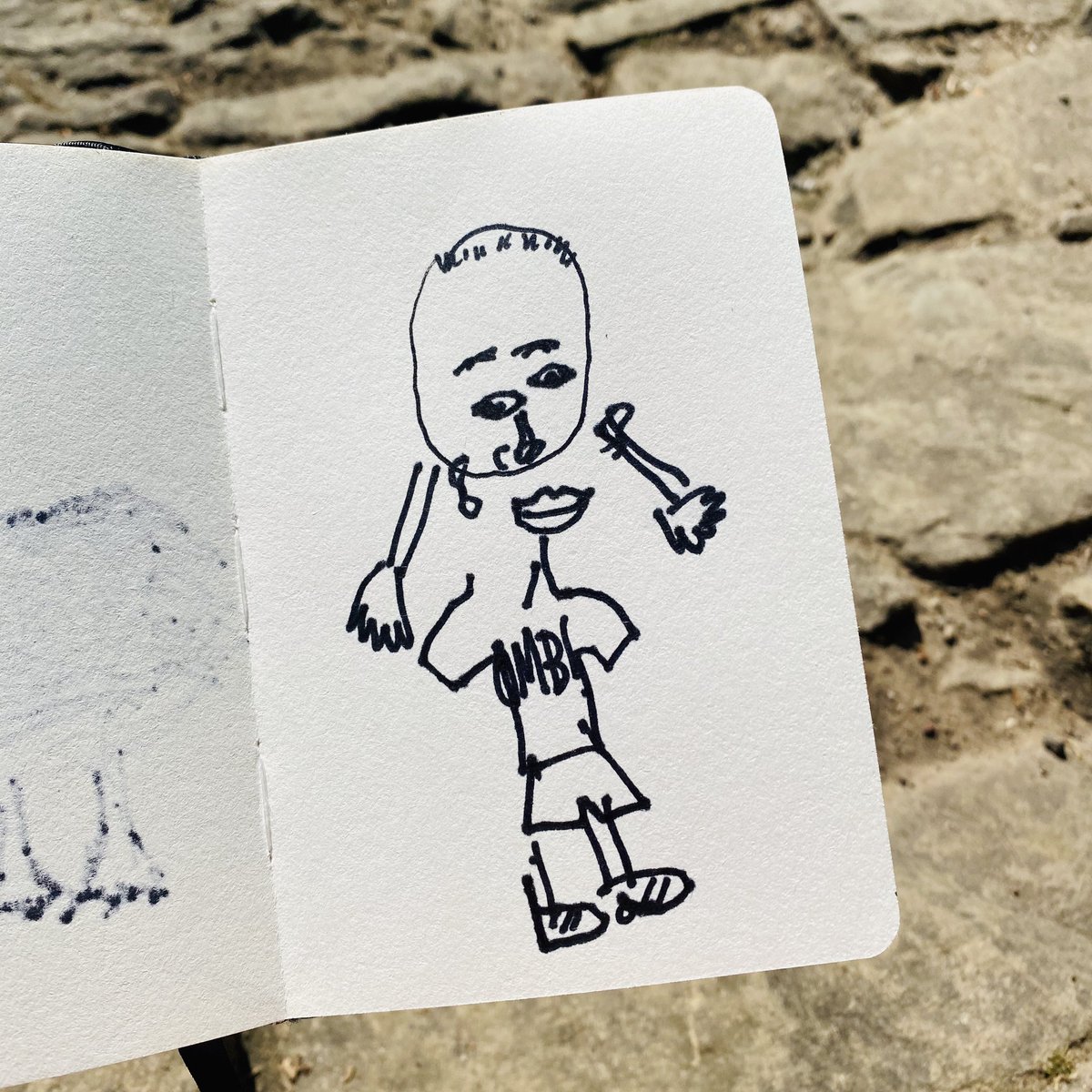 BOC_ATM's tweet photo. Had another go...
Self-portrait drawn with my eyes closed for todayβs @OneMinuteBriefs #DrawnBlind challenge. Get involved!! https://t.co/LSDe2hflOo