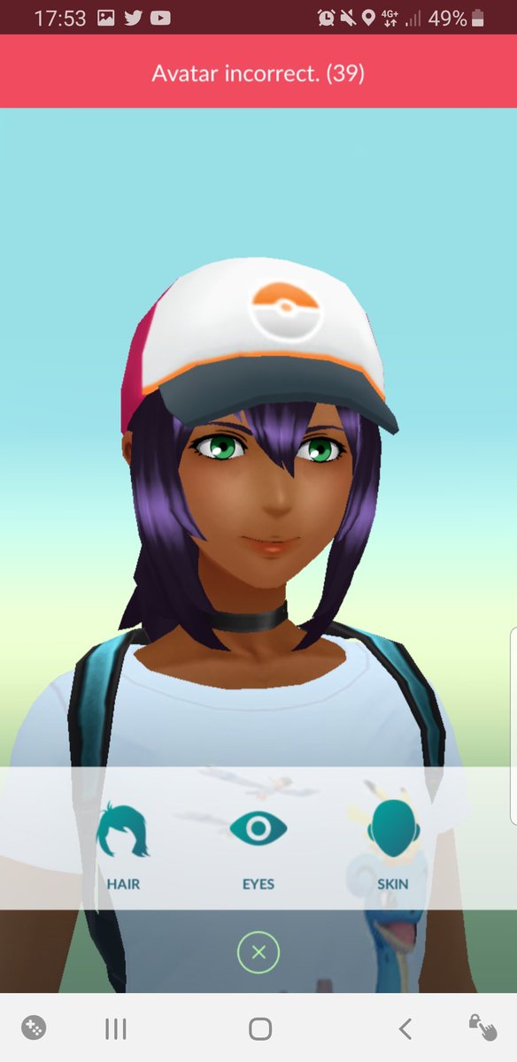 RecklessXIX's tweet photo. @NianticHelp @mariussbcm @NianticHelp I am unable to change my avatar back to its original state and it is stuck as female please help I have been stuck like this for days now https://t.co/f8PmiMcXro