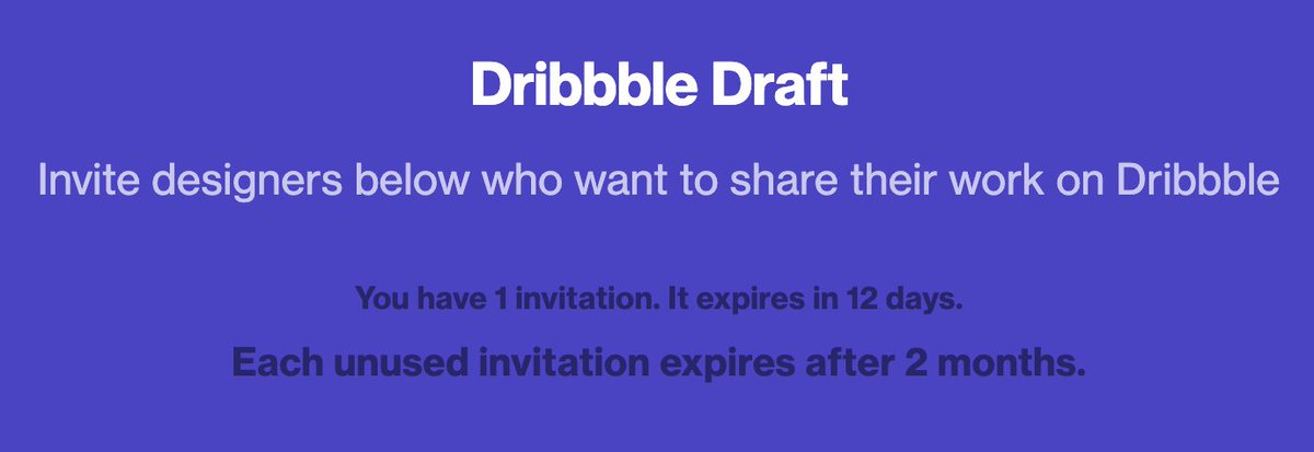 uxkish's tweet photo. I have a @dribbble invite to give out. 
If you are a designer, or you know a designer that might need it, please tag below: https://t.co/PVffmmBq87