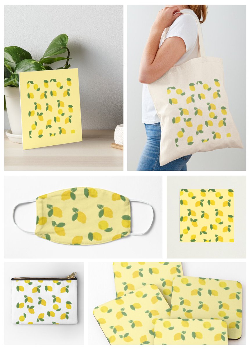 New designs added to my redbubble shop! See all products here: redbubble.com/shop/ap/478027…
#lemon #pattern #design #springvibes #summervibes #lemonpattern #fruitpattern #yellow #art #artprint #findyourthing