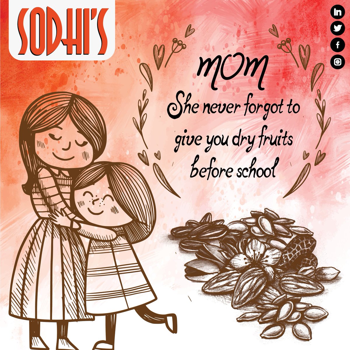 SodhisSuper's tweet photo. Mom,
She always know what's the best for us.
Comment below and tell us what suck memories or special small things your mom does for you to show her love.
#mothersday #mothersdaygift #motherhood #happymothersday #indiamothersday #she #mom #gurgaonmoms https://t.co/Nv7jI76YER