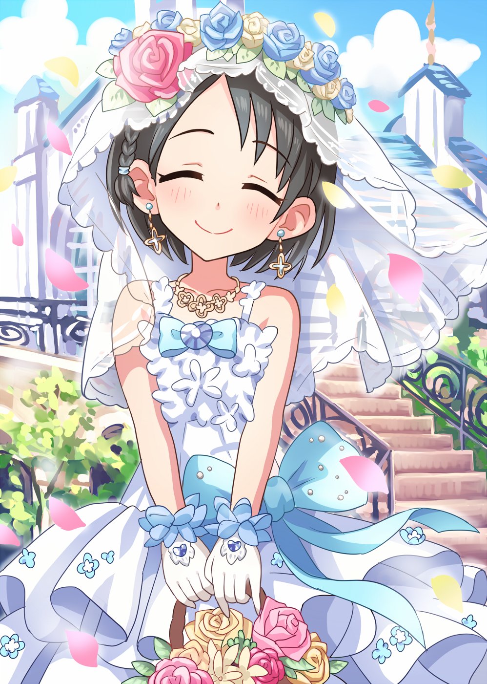 Run るん おしゃまな花嫁 佐々木千枝 With Loveとかもすごい好きなんだけど 真っ白いドレスと教会の組み合わせってすごく綺麗で好き 千枝ちゃんのカードイラストを探した時に これが一番可愛くて好きだった故 T Co Qyz9bgar7y Twitter