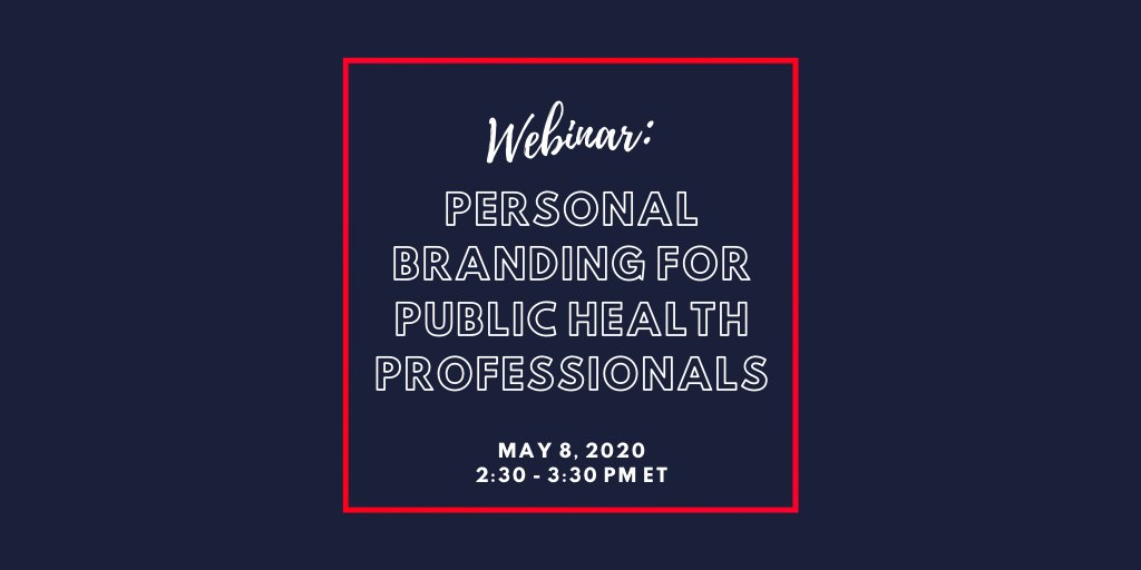 TIPHtweets's tweet photo. Join us for our Upcoming Webinar: Personal Branding For Public Health Professionals 

Register: https://t.co/q2RHqYE16z

@jessicanewcomb @TAMU_SPH @TAMU @mmiller20910
@deBeaumontFndtn @career_kelly https://t.co/CaGeDaovte