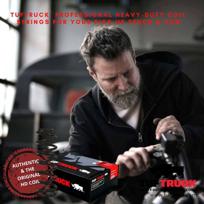 TUFTRUCK1's tweet photo. Choose TUFTRUCK, your professional HD suspension coil spring that significantly reduce sagging and swaying. Make a safe choice https://t.co/eNDqPQNHz2 #professional #coilspring #superspring #heavydutyspring #RAM1500 #RAM2500 #RAM3500 #F150 #F250 #F350 #supersprings https://t.co/rxoodvHi6z