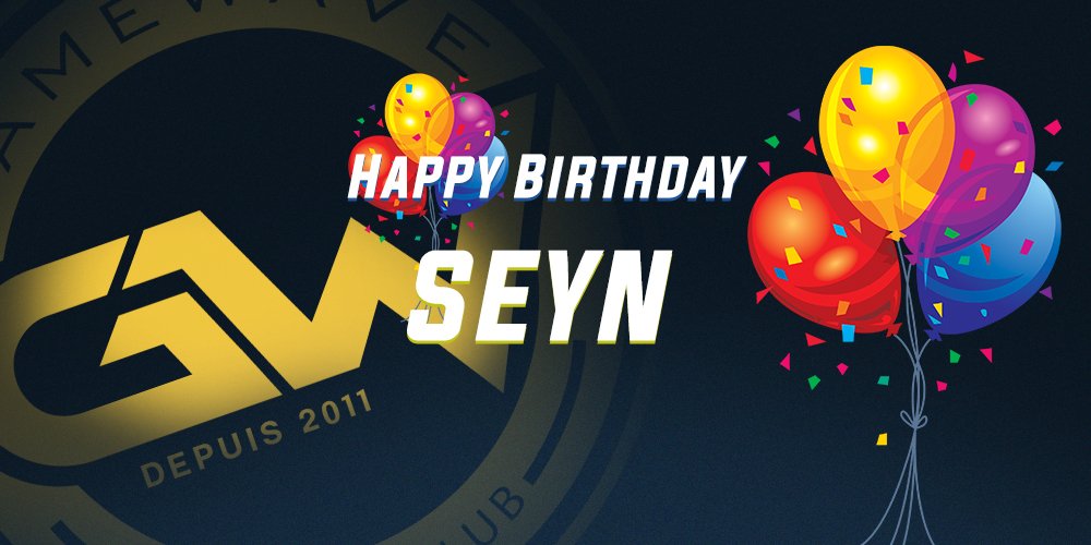 Bon anniversaire @SeynFR ! 

Merci pour tout ce que tu fais chez nous en tant que manager Fortnite😘