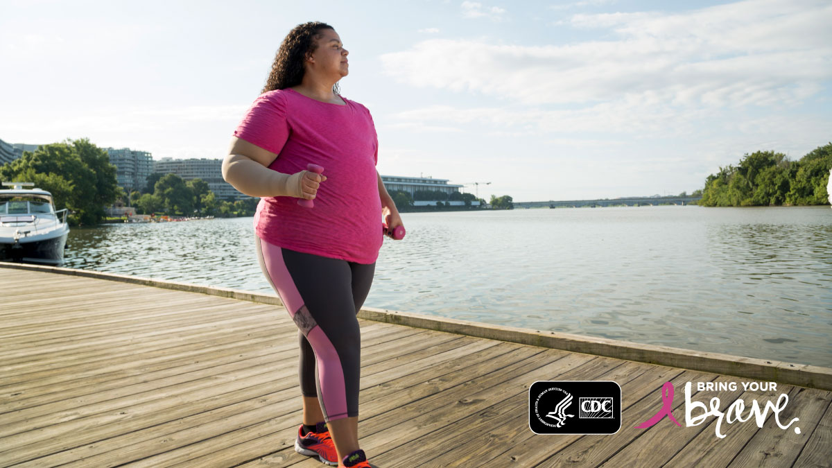 CDC_Cancer's tweet photo. Need a reason to get moving this #NationalWomensHealthWeek? Your everyday healthy actions can help lower your #BreastCancer risk. Learn more: https://t.co/4DuJTvBhpf #NWHW #MondayMotivation #bcsm https://t.co/6NZ1DooCnJ