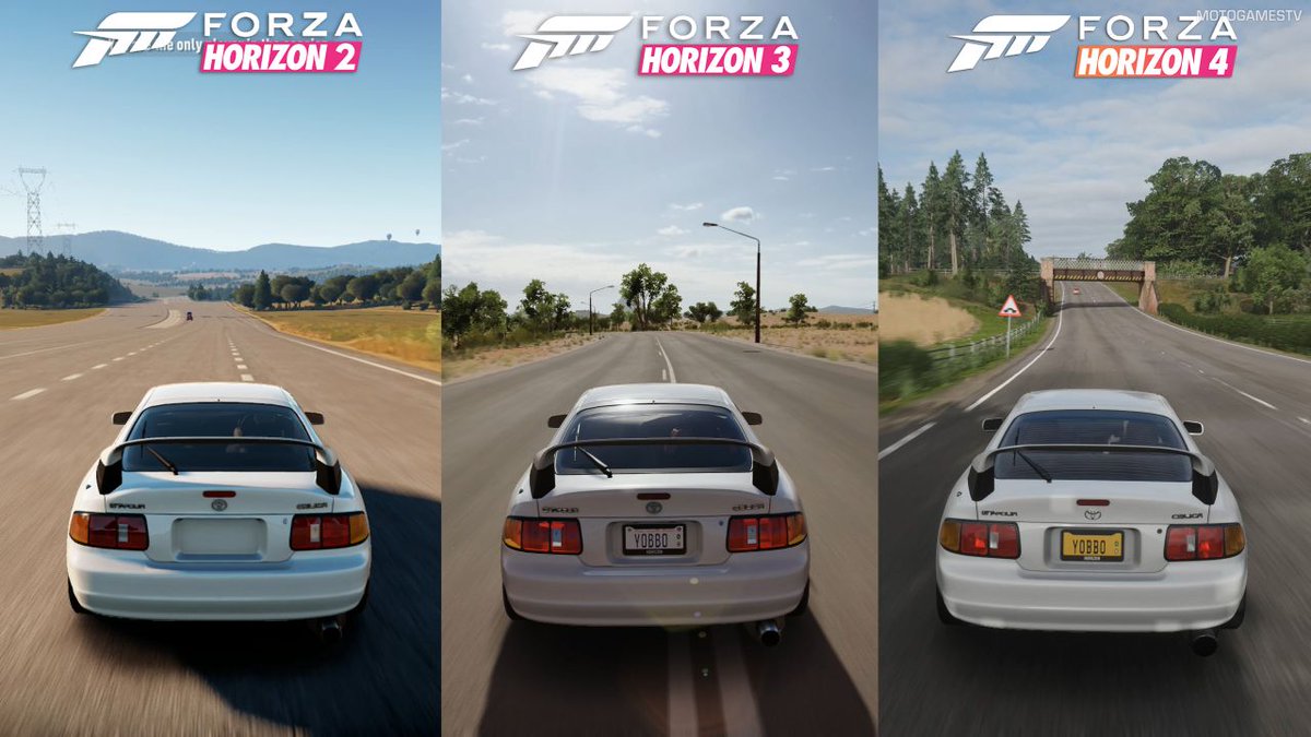 MotoGamesTV's tweet image. Forza Horizon 2 vs Forza Horizon 3 vs Forza Horizon 4 - Toyota Celica GT-Four ST205 Sound Comparison youtube.com/watch?v=LdnX-o… #SoundComparison #ForzaHorizon2 #ForzaHorizon3 #ForzaHorizon4
