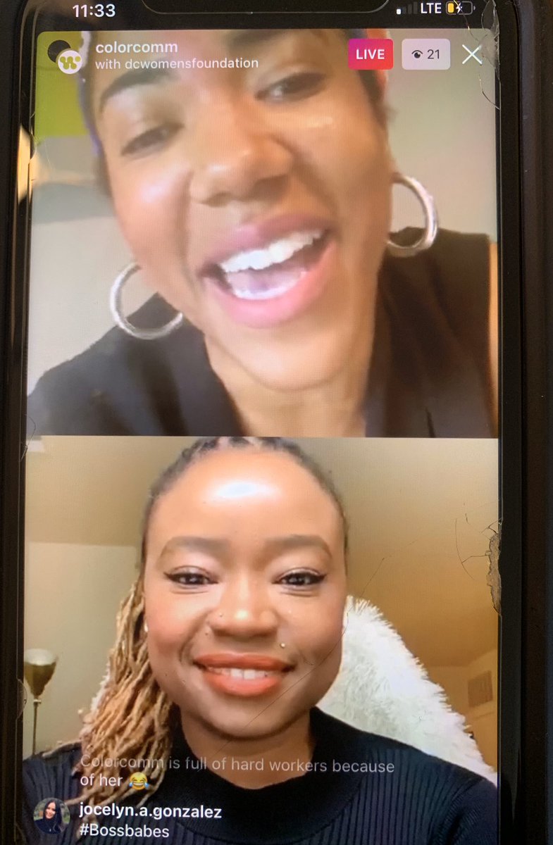 ColorCommntwk's tweet photo. Celebrating 9 years! 🥳🥳🥳Join #ColorComm IG Live Now and chat w / @Lwesleywilson @JocelynAshley_G
@MercyC #JoinColorComm #ColorComm9 #SpaceWithGrace https://t.co/QCXDR2O8BP