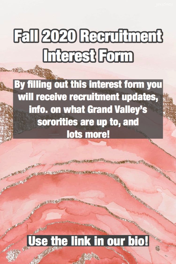 Interested in Going Greek? Use the link in our bio to fill out this interest form! 🤍🖤