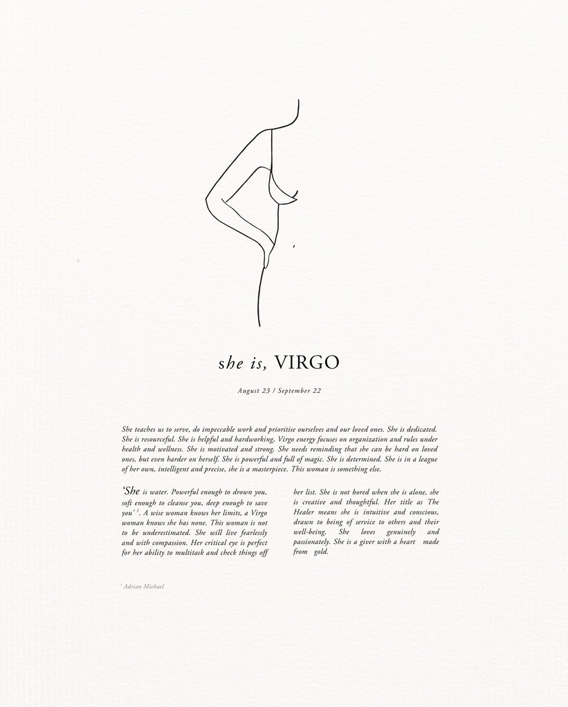 she is, virgo
