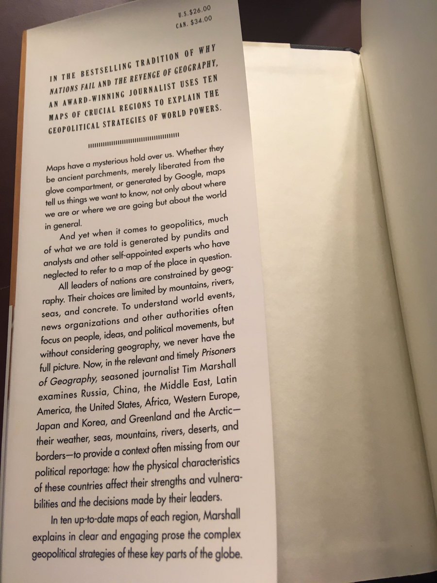 Suggestion for May 8 ... Prisoners of Geography: Ten Maps That Explain Everything About the World (2015) by Tim Marshall.