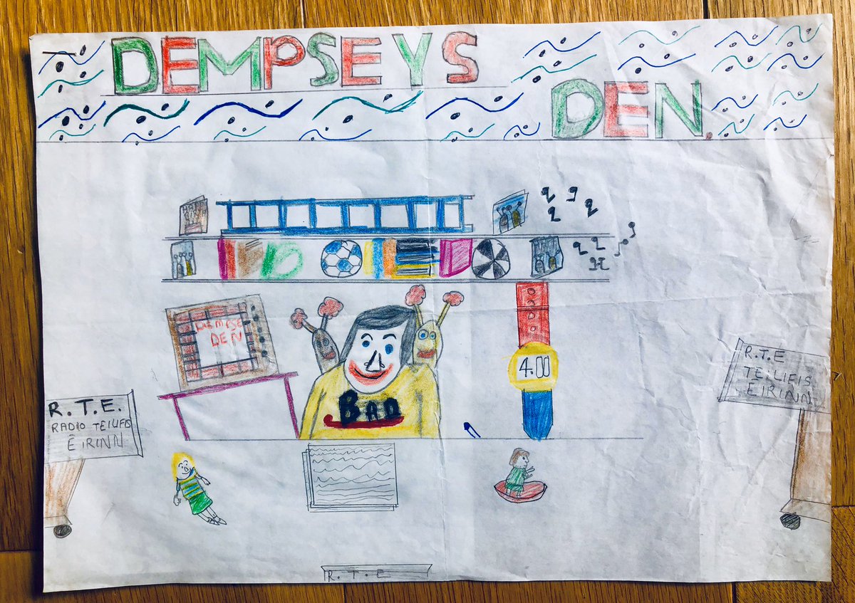 DoubleZCreative's tweet image. #POBox2222 David from Ballymahon sent this great drawing into #DempseysDen March 1988! He thinks #ZigandZag “are really funny when they are mad.” He also likes Cockell She’ll Bay “and that new programme after it” 😂👊