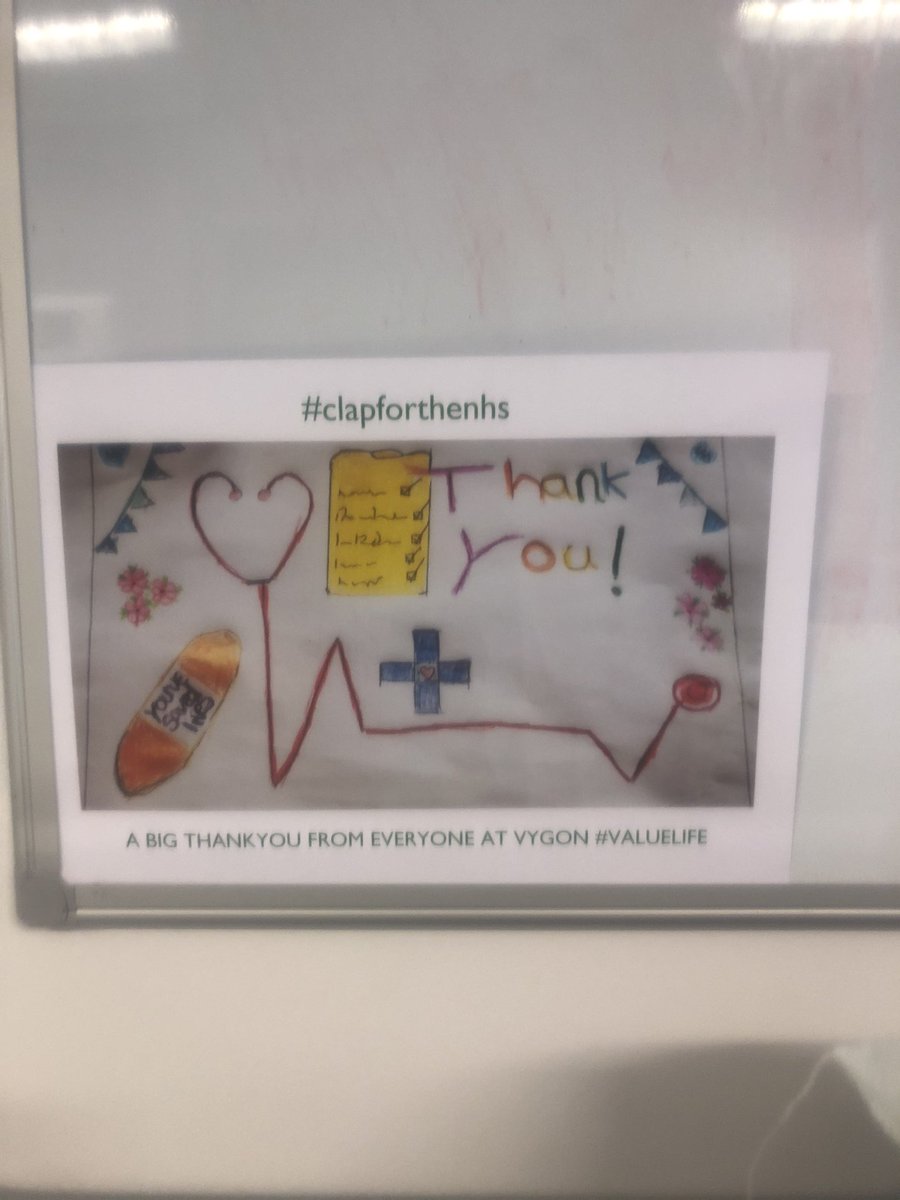 lisarob7's tweet photo. @vygonuk @BthMaternity lovely poster to cheer us up on VE Day! Thank you Vygon. Taking pride of place on our whiteboard https://t.co/qTTF2XcVSG