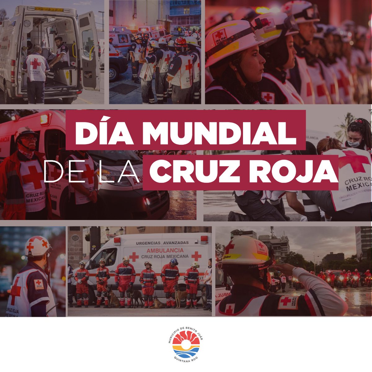 La #CruzRoja representa una de las instituciones más reconocidas y respetadas en todo el mundo. Es un símbolo de esperanza para todas las personas, pues su labor y compromiso son invaluables. #DíaMundialCruzRoja #QuédateEnCasa #CancúnTodosUnidos