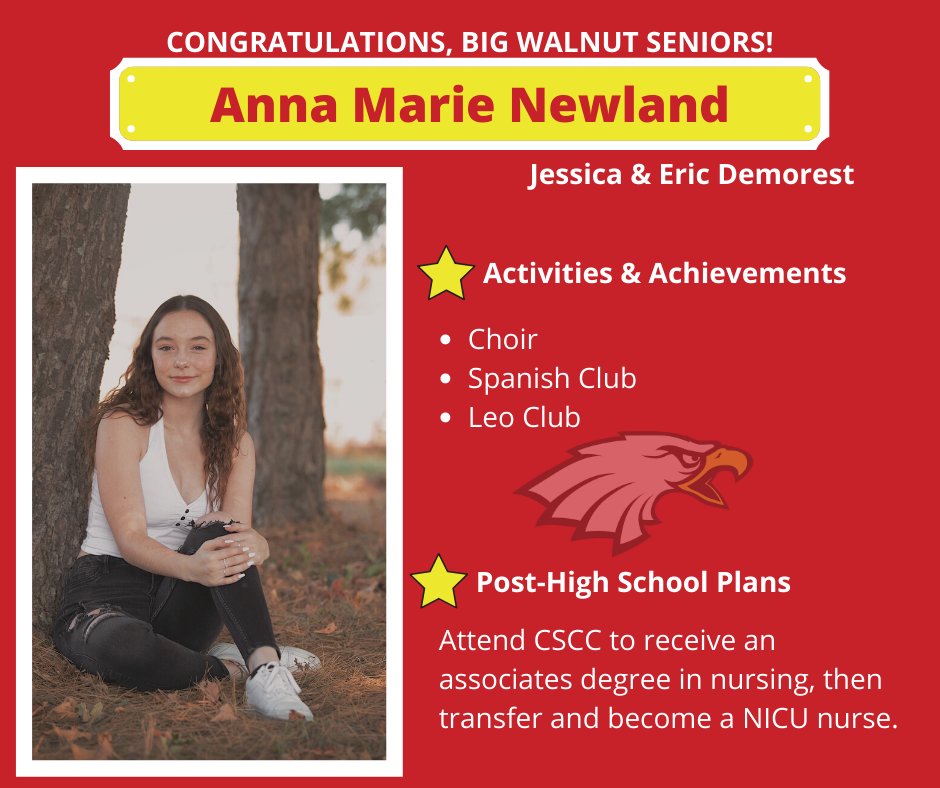 BWLSD's tweet photo. Our Big Walnut senior class continues to inspire us!😀 We know they will do amazing things on their next big adventure! Send today’s featured seniors a big 🎉“Congratulations!”🎉 as they get ready to graduate.🎓

Great job! #InspireAndGuide #BWClassof2020 https://t.co/t04J9qMDGr