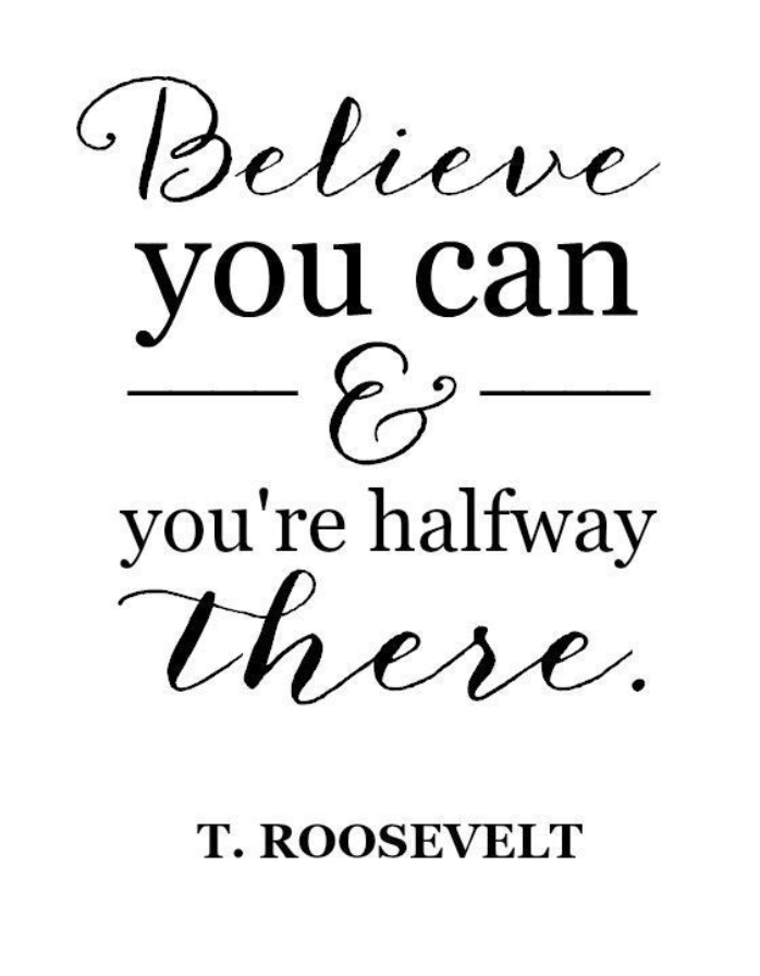 Here is a nice quote to keep in mind during finals week!