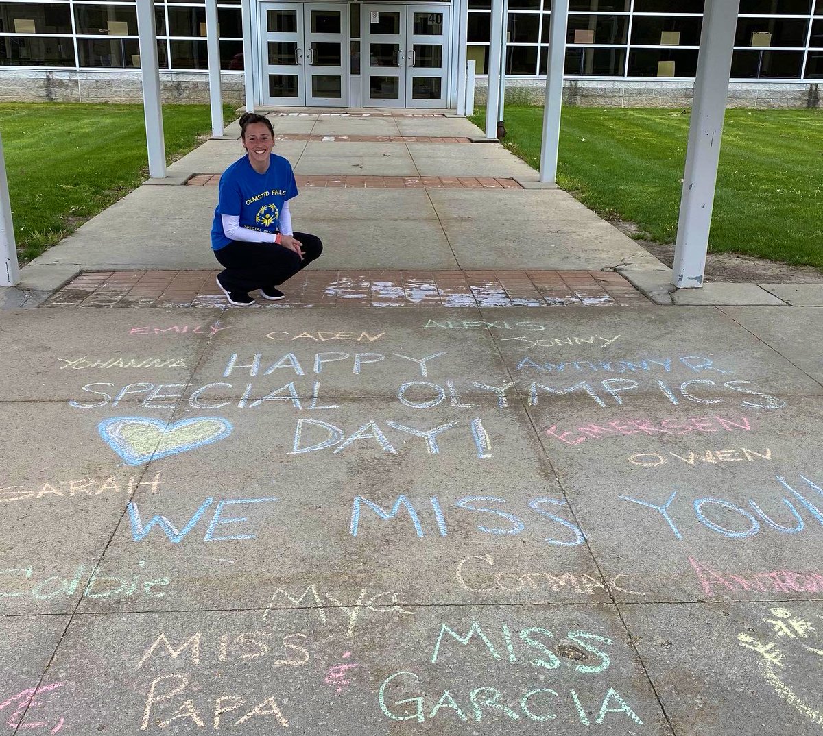 Happy Special Olympics Day to our athletes! The middle school misses you all 💙💛 #OFOlympians <a href="/ofmsbulldogs/">OFMS</a>