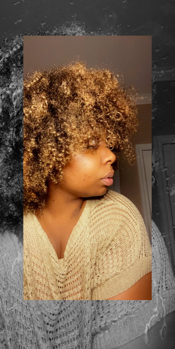 ThereGoes_Endia's tweet photo. You guys like my new hair color? I did it last night! #naturalhair #afro #melaninpoppin #BlackGirlMagic #curlsunleashed #naturalhairchallenge #naturalhaircommunity https://t.co/v5D9KgKVID