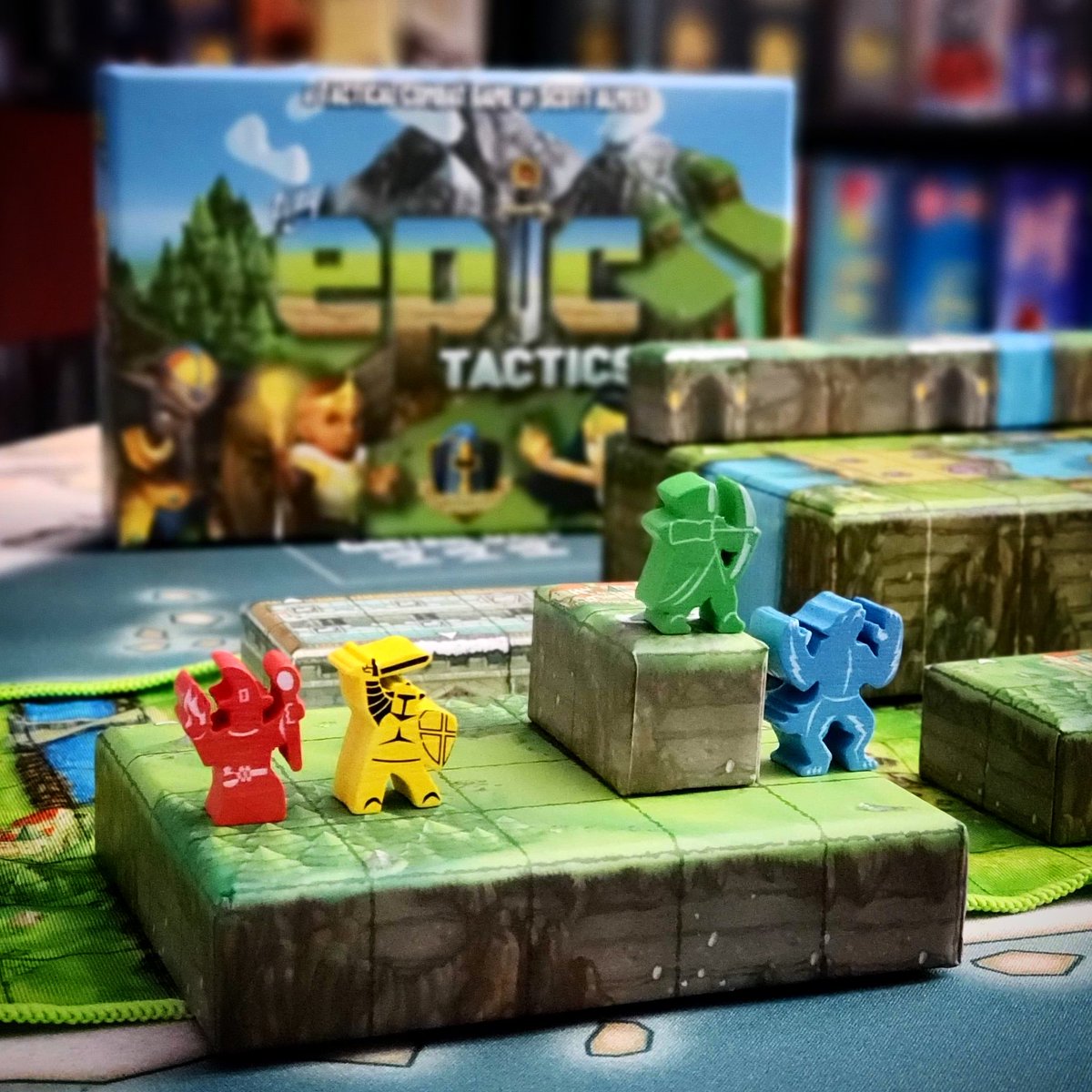 BoardGameGeek's tweet photo. Tiny Epic Tactics from @Gamelyn_Games! Control 4 warriors in a capture the flag scenario. Other ways to play as well! - Steph @BoardGamerSteph #bgg #newgames #tinyepictactics #tinyepic #gamelyngames #boardgamegeek #allthegames https://t.co/brTMU7FCb0