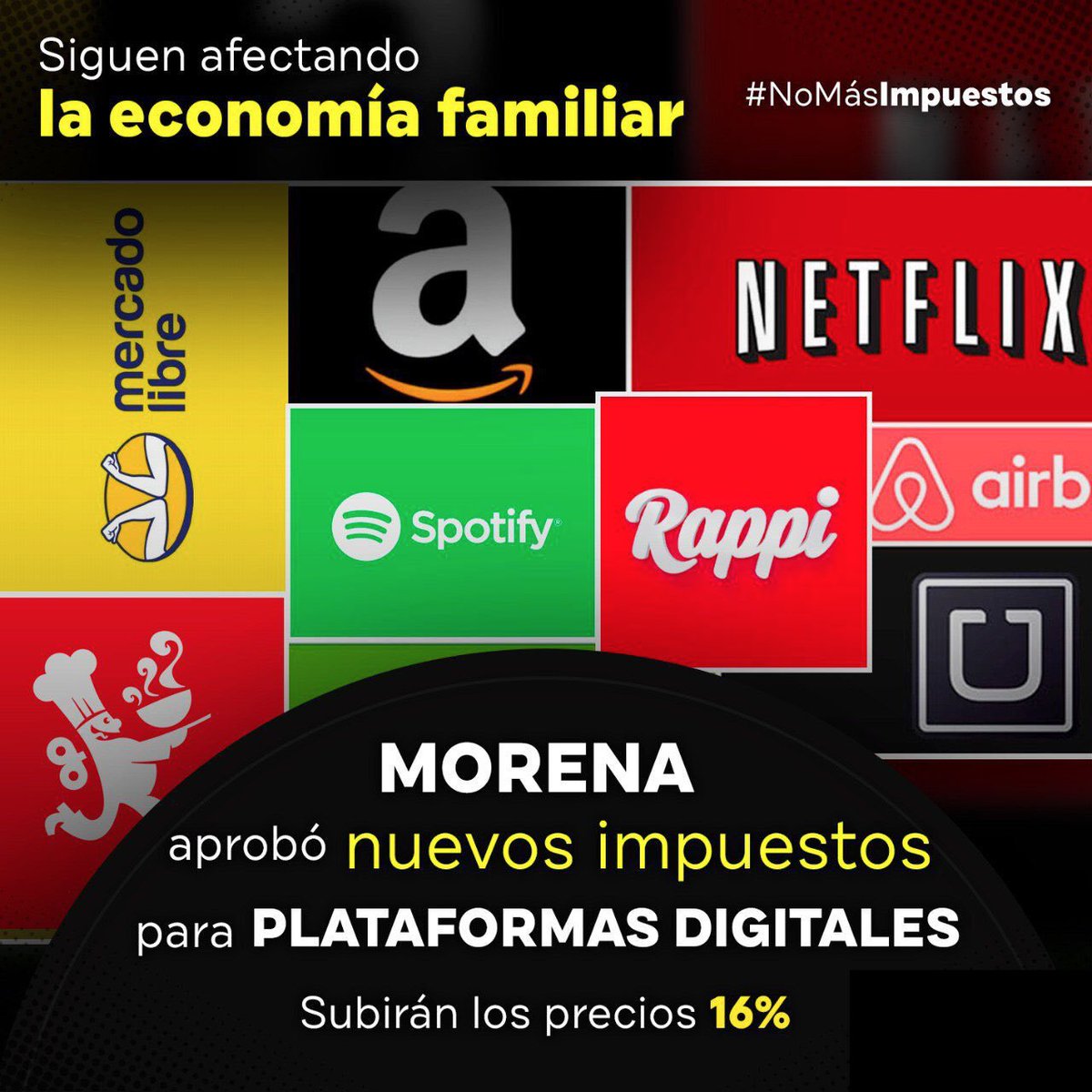 oscarlamadridd's tweet photo. Decía AMLO que no iba a haber más impuestos. Decía... https://t.co/1pnbt4LEBB