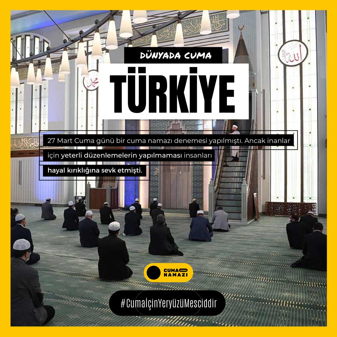 kadirbasaran's tweet photo. Gerekli tedbirler alınarak cuma namazlarına daha erken kavuşabiliriz.

#CumaİçinYeryüzüMesciddir 

 @drfahrettinkoca https://t.co/TCEfq9vkwI

#CumaİçinYeryüzüMesciddir