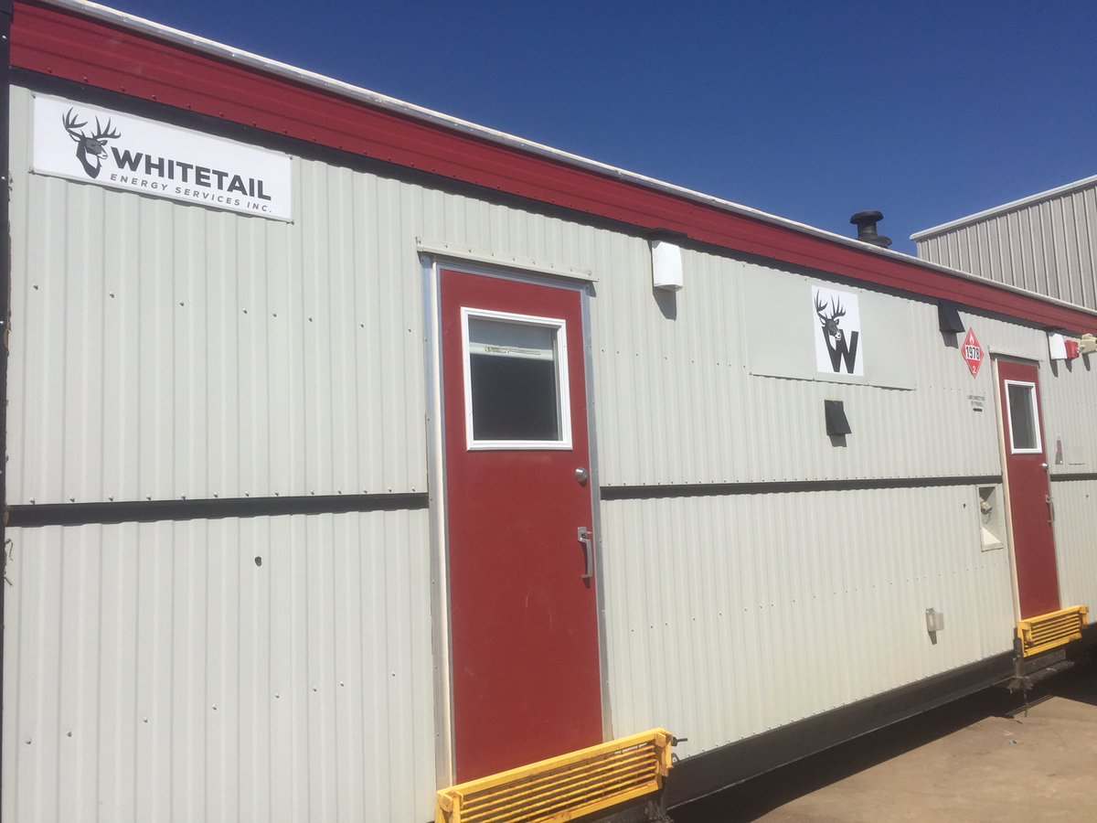 WhitetailEnergy's tweet photo. Specializing in Remote Communications and Wellsite Accommodations.
Call for your Wellsite Package for your next #drilling or #competitions project!
Our fleet consist of Engineer/Engineer, 3 &amp; 4 Man Sleepers, Command Centers, Medic Units, Sample Labs and Office/Meetings trailers https://t.co/0L4IIydfRn