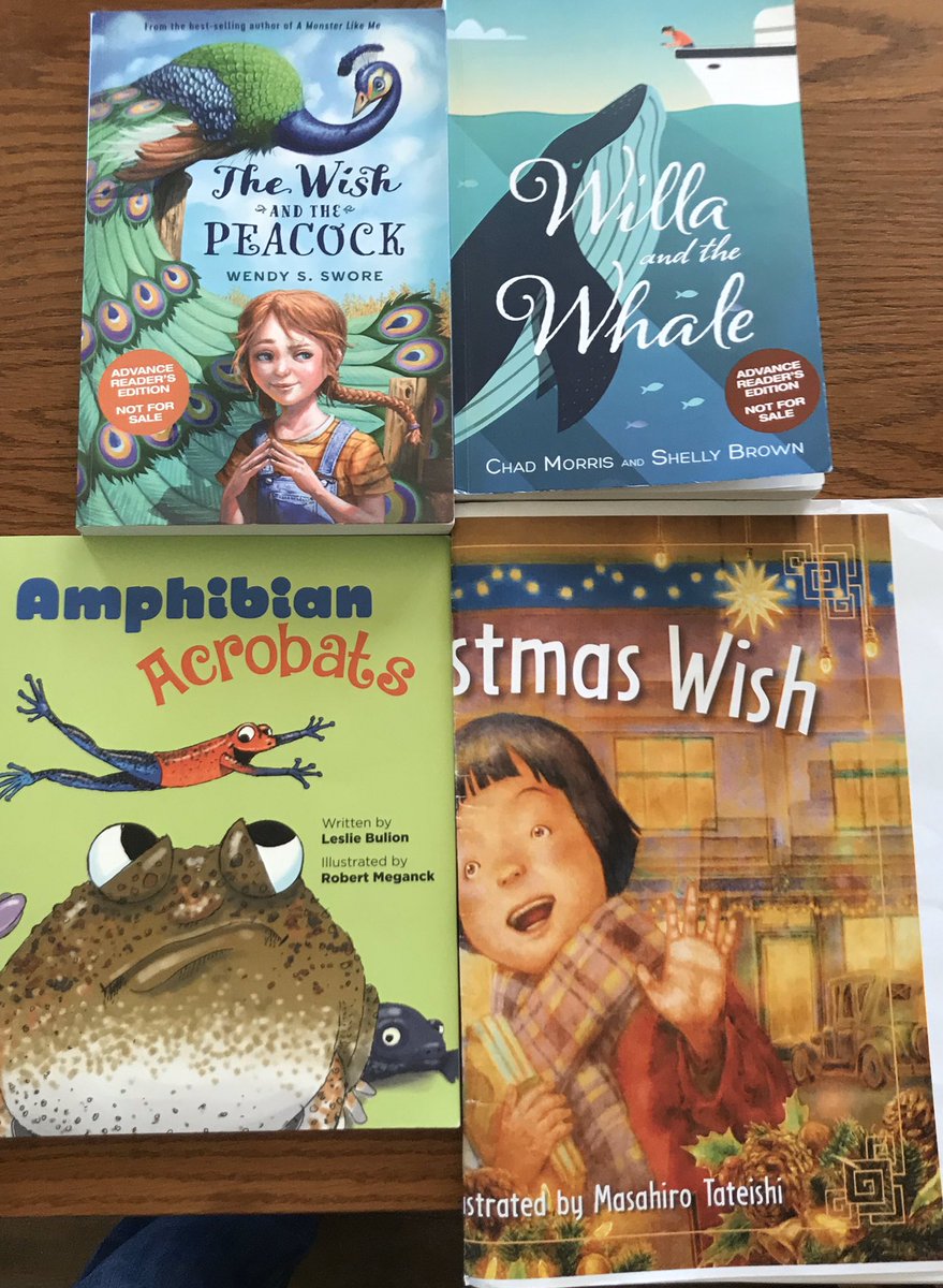 bytesofbooks's tweet photo. These amazing books are heading home to @CynthiaSchwind. Thx to @ShadowMountn #SusanLGong #MasahiroTateishi @LeslieBulion #RobertMeganck @PeachtreePub @WendySwore @ChadMorris @SBrownwriter for sharing with #bookposse. https://t.co/H77vWfjlCN