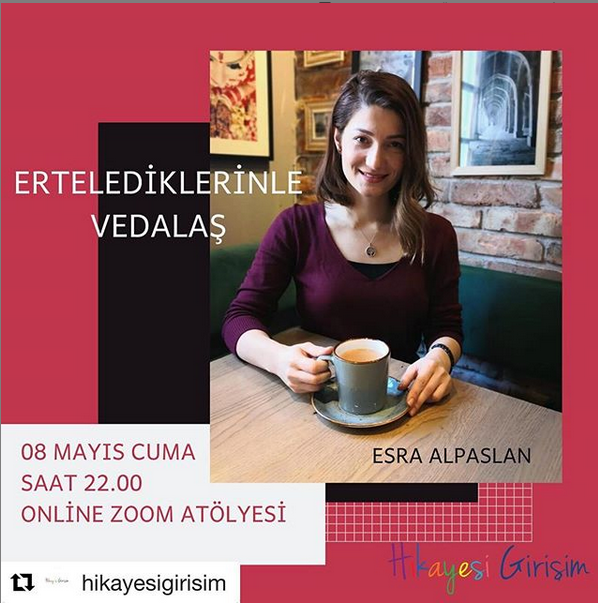 Holicoach_'s tweet photo. Biz Birlikte Güçlüyüz online atölyelerinde 8 Mayıs Cuma saat 22.00 de Bütünsel Gelişim Koçu sevgili Esra Alparslan’ı @Holicoach_ konuk ediyoruz. Gündemin de, bizleri fazlasıyla etkilediği konulardan biri ertelediklerimiz. #bizbirliktegüçlüyüz #girişim @HikayesiGirisim https://t.co/nSREjKTHDj