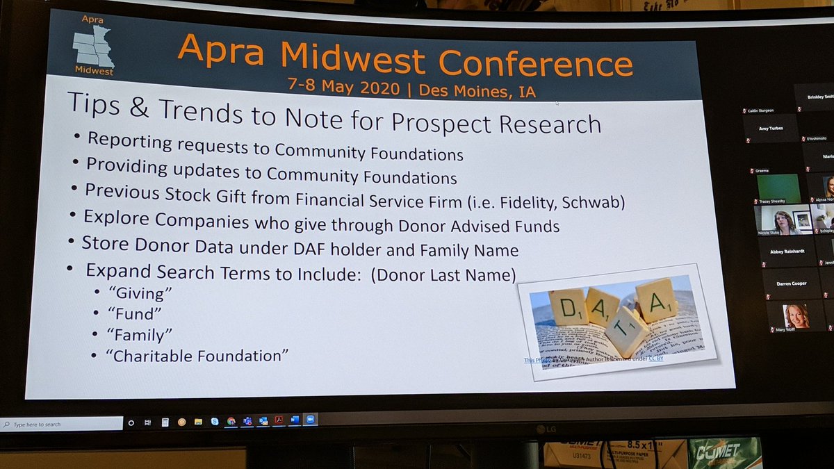 databrink's tweet photo. Basics for prospecting DAFs #apramidwest2020 https://t.co/HOjitCekqm