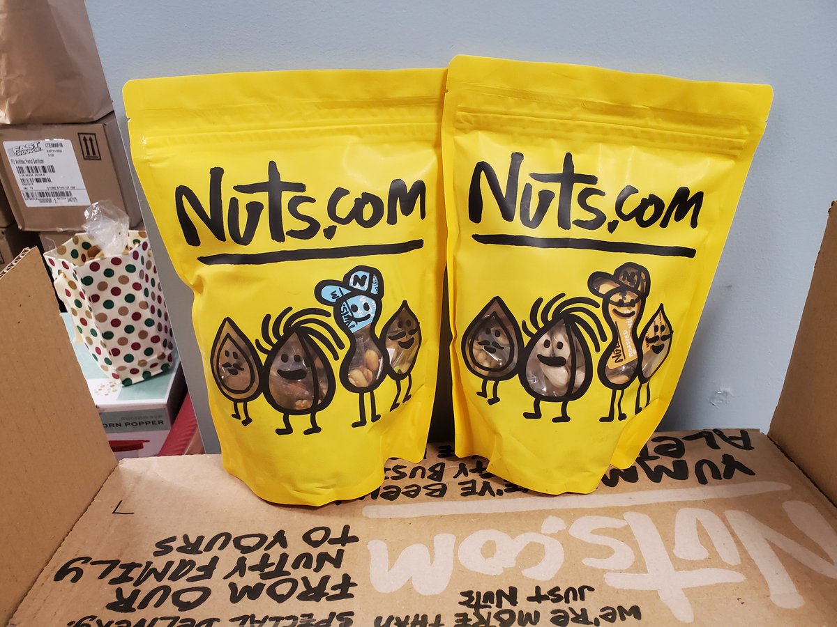 trinitas_health's tweet image. Thank you @NutsDotCom for the generous donation of individually wrapped snack packages! Our staff will love the variety of healthy nuts and flavors to snack on during their busy shifts! #NutsAbout #NutsFeedtheFrontline
