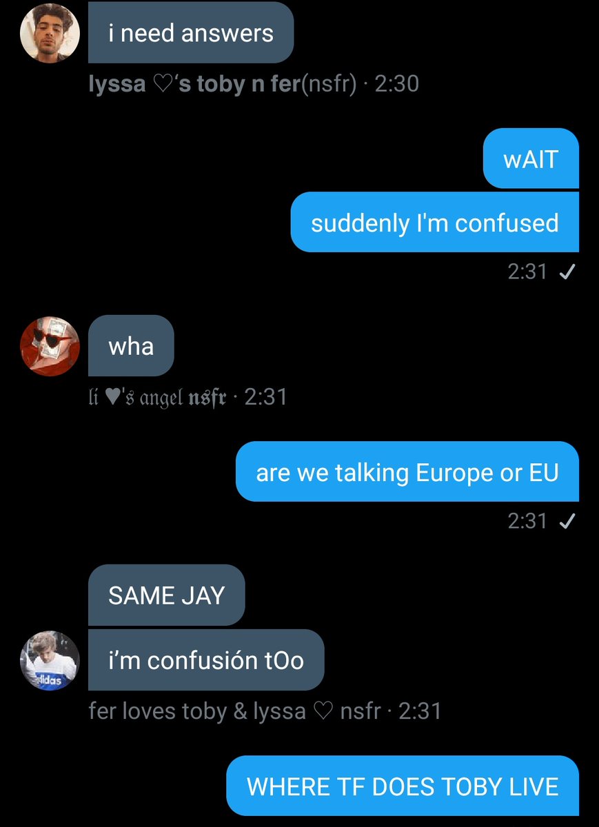 toby doesn't know Europe is the continent he lives on