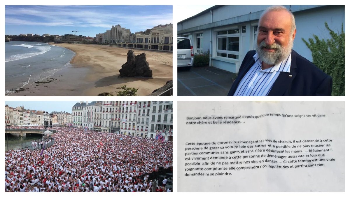 icipaysbasque's tweet photo. Confinement au Pays Basque : revivez ce qui a marqué l'actualité de ces deux derniers mois 👇👇

https://t.co/TVdhYLZHVu https://t.co/N01NyQrSd5