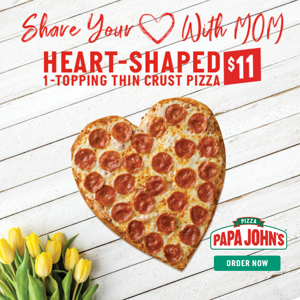 Make your loved ones feel special with our Heartshaped Pizza from Papa  John's 😍❤️ Order now online at www.papajohns.bh or via Hungerline…