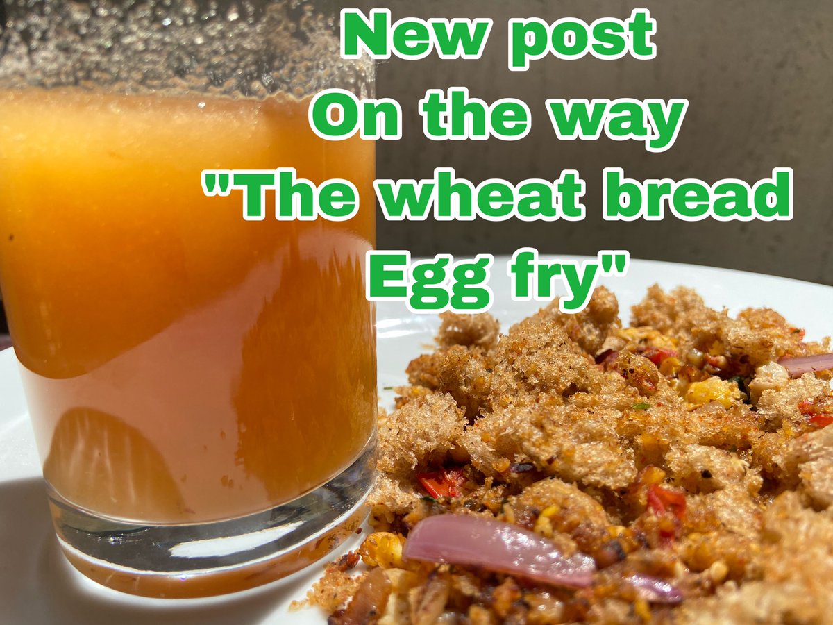 Mens_Kitchen_'s tweet photo. New post on the way.                       “The wheat Bread Egg Fry” 

#Bread #egg #wheatbread #fry #tasty #snacks #cooking #fried #apple #applejuice #newpost #tamilcooking #tamilfood https://t.co/mdYdeOk1Lk