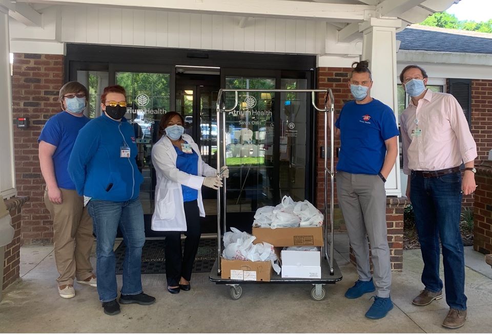 PHC_of_NC's tweet photo. PHC delivers 125 meals prepared by chef G. Grigolon&amp; AQUAeVINO to local healthcare providers and facilities as an appreciation for their hard work during the pandemic. Sardis Oaks, Charlotte Medical Clinic, Peak Resources Charlotte, Accordius Health at Charlotte, Accordius Health https://t.co/aNXclZ7C0n