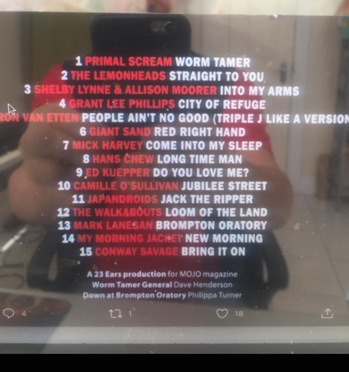 camilleos's tweet photo. Hope you're all well and safe x Delighted to have a song on Cave CD in current @MOJOmagazine for it's tribute to brilliant @nickcave here is the song if you'd like a wee listen thanks Cami x
https://t.co/chvVjJdTzl https://t.co/i4a7yJpzLB