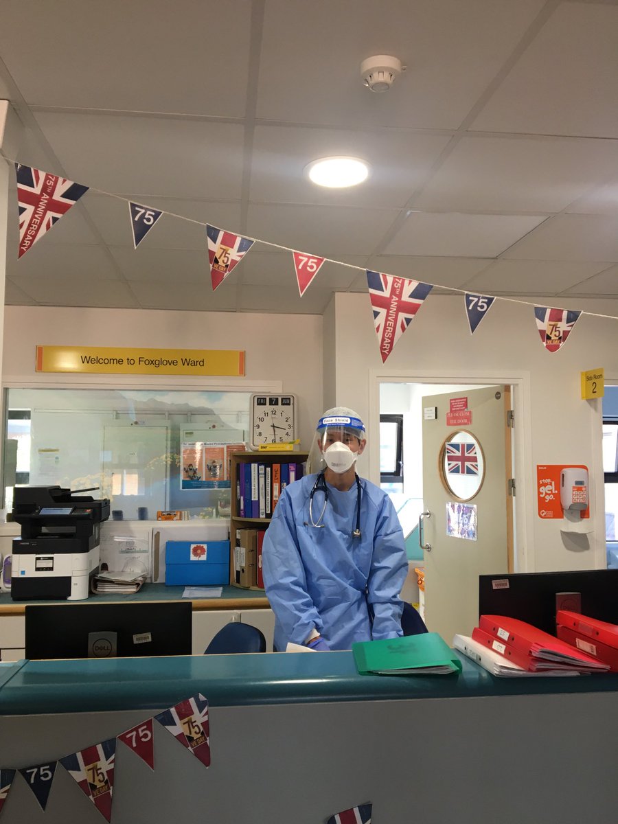 Staff on Foxglove remembering all our fallen heroes and joining the rest of the nation in the 75th anniversary of VE Day celebrations x