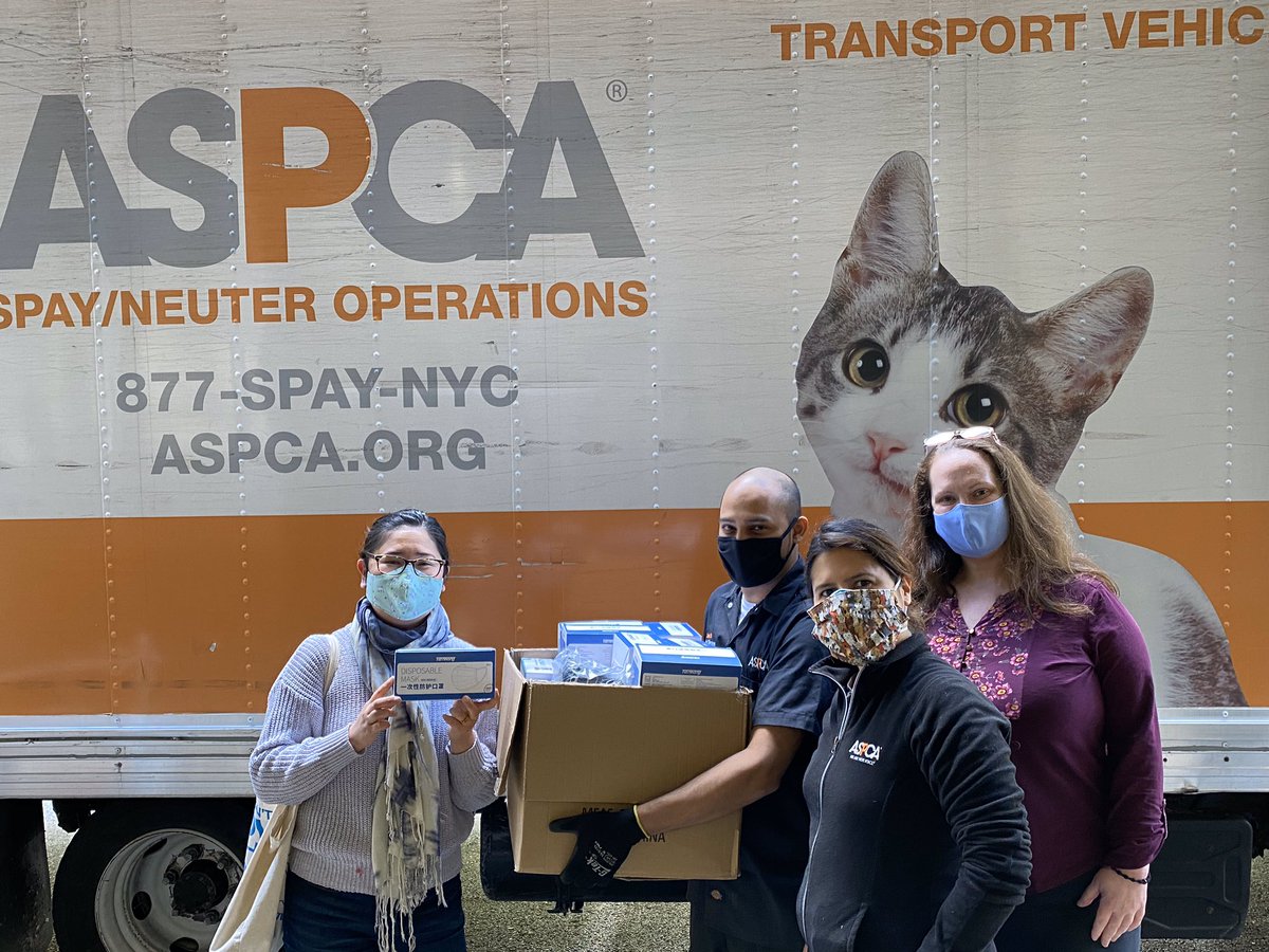 Nyc Mayor S Cau Aspca Is At The Shelter And In The Field Every Day To Help With Nyc S Covid 19 Pet Response Plan Mayorscau Dropped Off 00 Masks So Their Staff