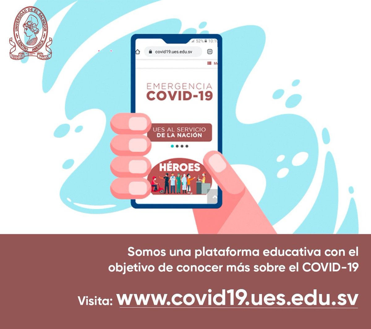 Acá podrás encontrar noticias de la UES respecto a la cuarentena y la pandemia, disposiciones académicas y administrativas al respecto que se han adoptado en este contexto.