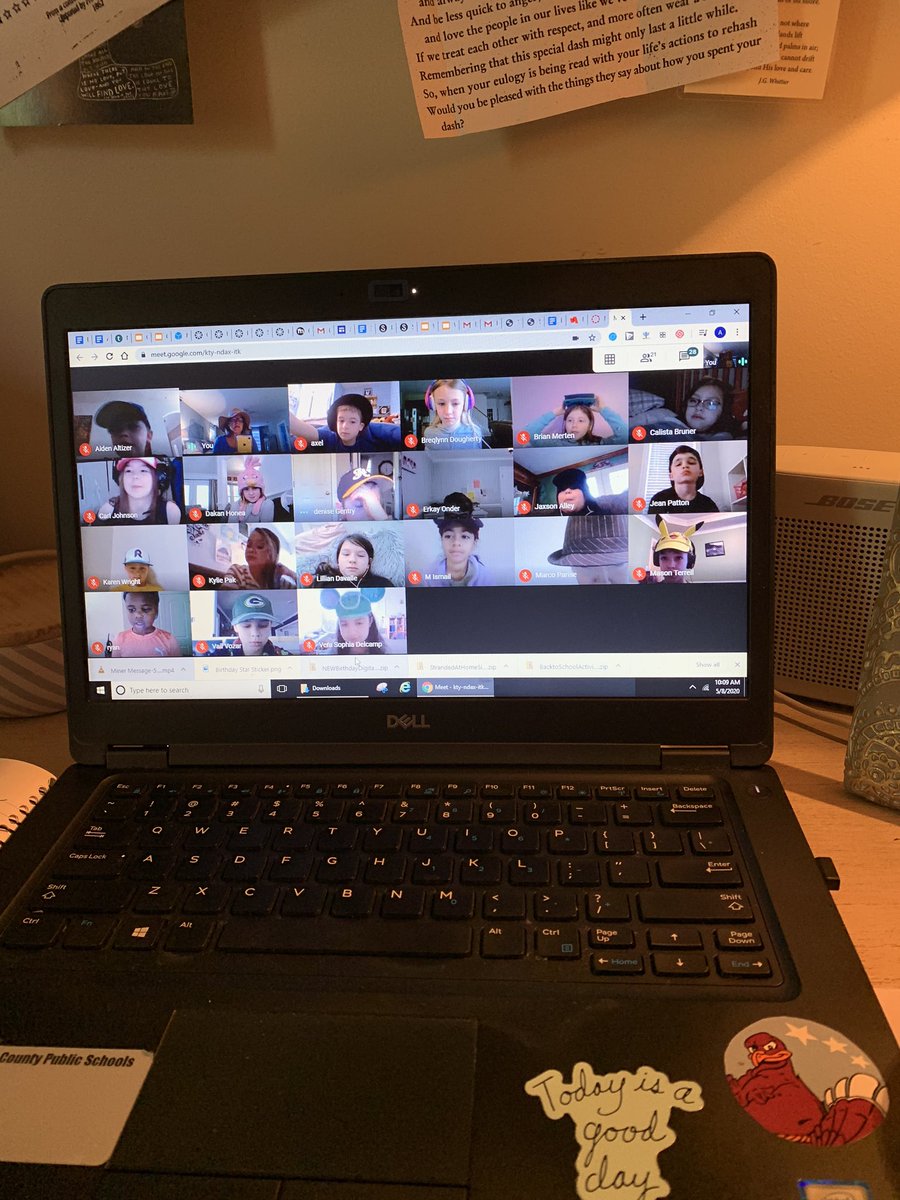 It’s Virtual Hat Day!! Loved seeing all the fun hats during our class meeting today! #minermoments <a href="/JBWatkinsES/">JB Watkins ES</a>