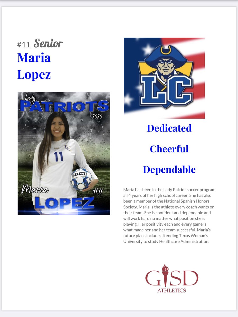 LCHSoccer's tweet photo. SENIOR SHOUTOUT to this awesome lady!! #WeAreLC #OurSeniors 😍💞💙💛⚽️ https://t.co/gYyan4Xxwt