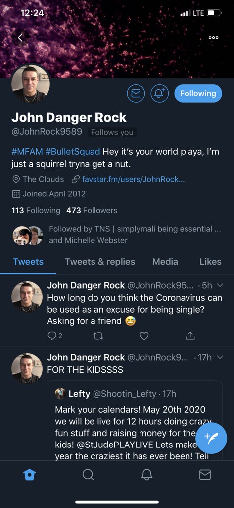 LimitlessLeftyy's tweet photo. Dude @JohnRock9589 this made my day! Look at the bio! Much love my man! #BulletSquad https://t.co/uRXdrFmJpi