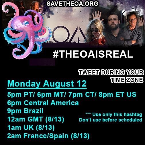 Our second hashtag  #TheOAisReal was also a success.