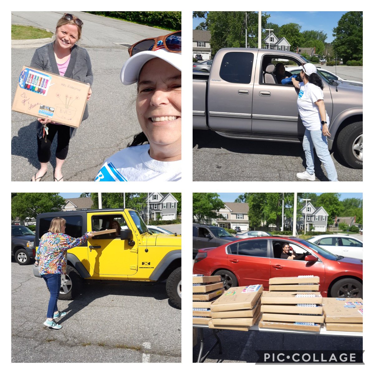 BayViewDolphin1's tweet photo. Today we celebrated our STAFF with a drive through appreciation gift hand-off! It was SO great to see everyone’s faces in real life! We miss you and hope this shows you just a fraction of how much we APPRECIATE you ALL! 🐬❤️@Cluster2ES @NPSchools https://t.co/7cBqzkZGxr