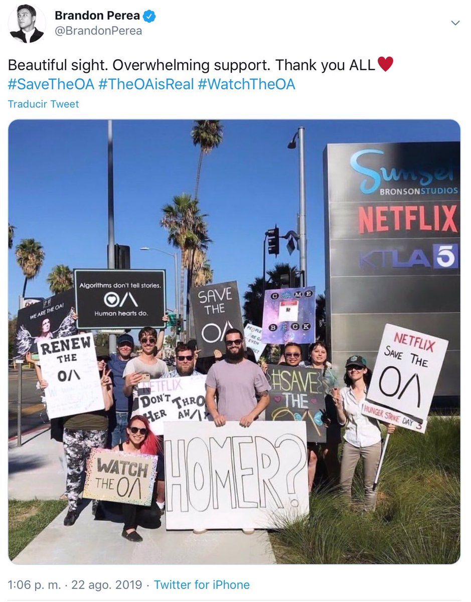 The protest (I love the fact that Brandon also used the hashtags)