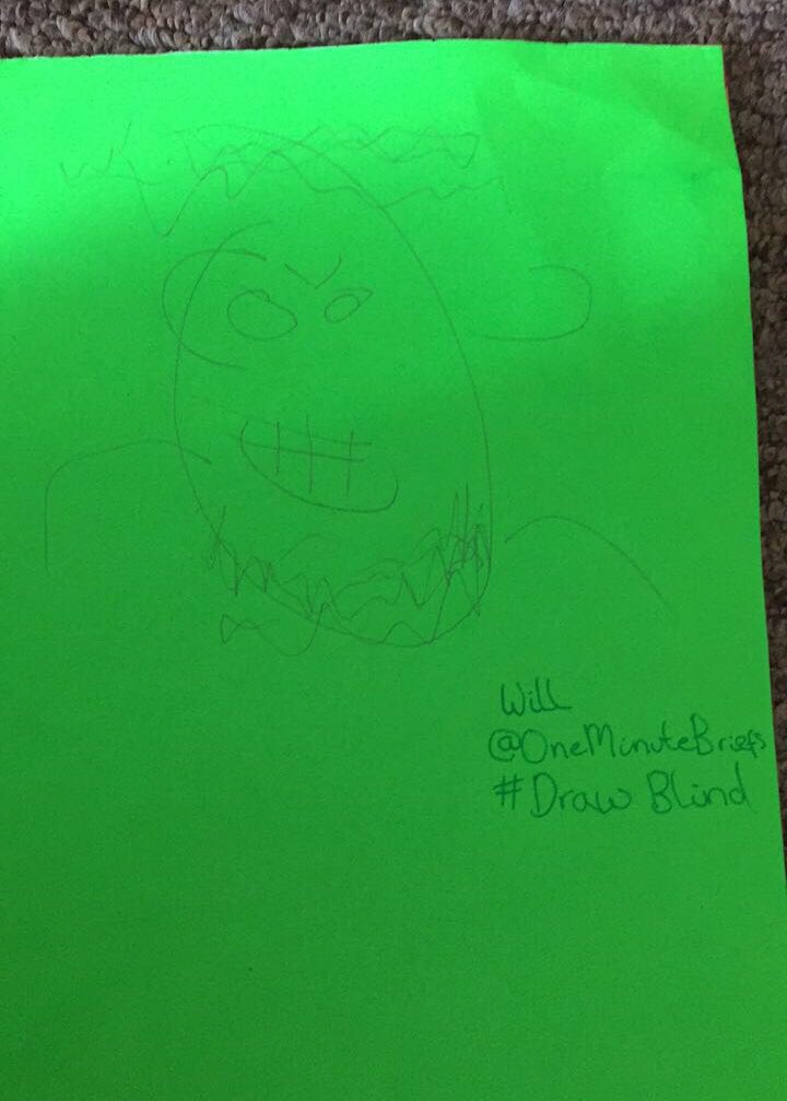 GeoX0X0's tweet photo. @OneMinuteBriefs #DrawnBlind
First time I got my other half to do one!!!!! π https://t.co/gkefzZQtJc