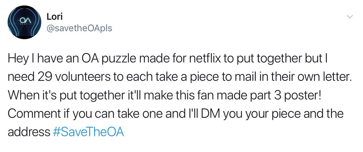 Some fans sent letters to  @netflix with one part of a puzzle.