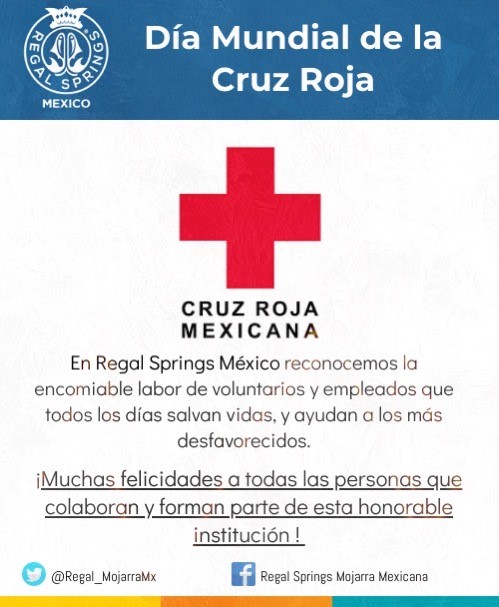 En su día, muchas felicidades a los voluntarios y colaboradores que hacen del mundo una mejor sociedad. En Regal Springs valoramos su labor, ¡felicidades! #CUIDAMOS #MojarraMexicana