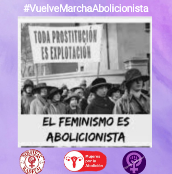 hartadcrisis's tweet photo. Toda prostitución es explotación.
EL FEMINISMO ES ABOLICIONISTA.

#9M2MarchaAbolicionista #9M2ndAbolicionistMarch https://t.co/aWgIh4Dj6k