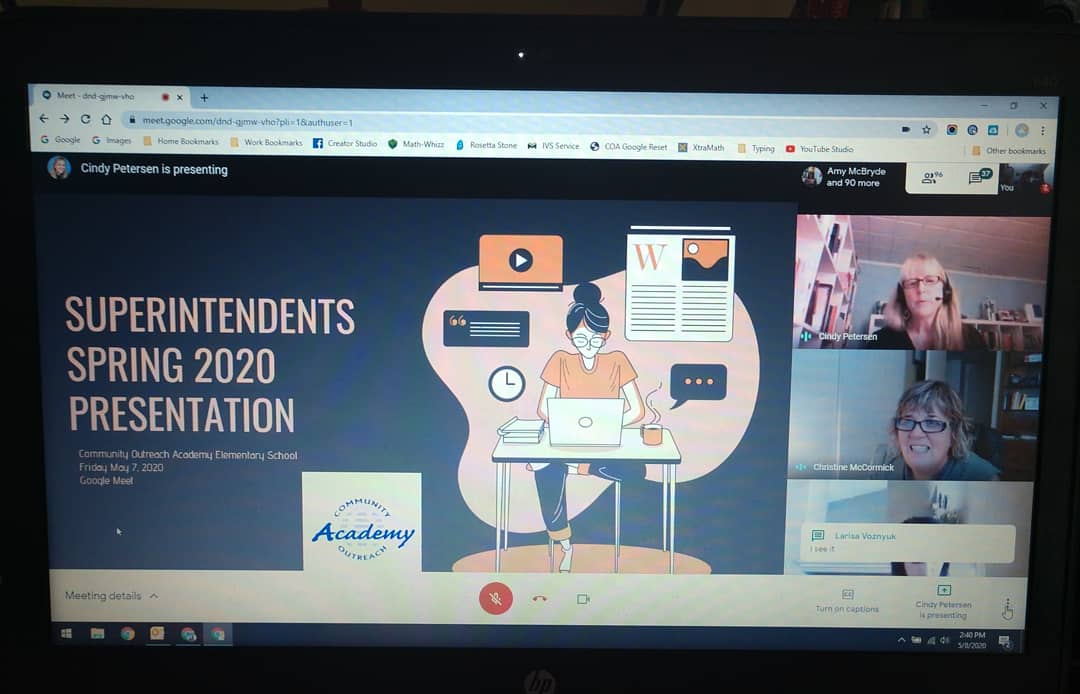 coaelementary's tweet photo. We just enjoyed our Superintendent, Dr. @clpcharter Petersen's Virtual Spring Presentation! Always grateful to hear her updates around @GCC_Charters!
#IgnitePositiveChange #BeBrave #Ubuntu https://t.co/KaE9lA44Jr